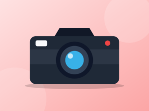 كاميرا احترافية DSLR مع عدسة 18-55 وحقيبة